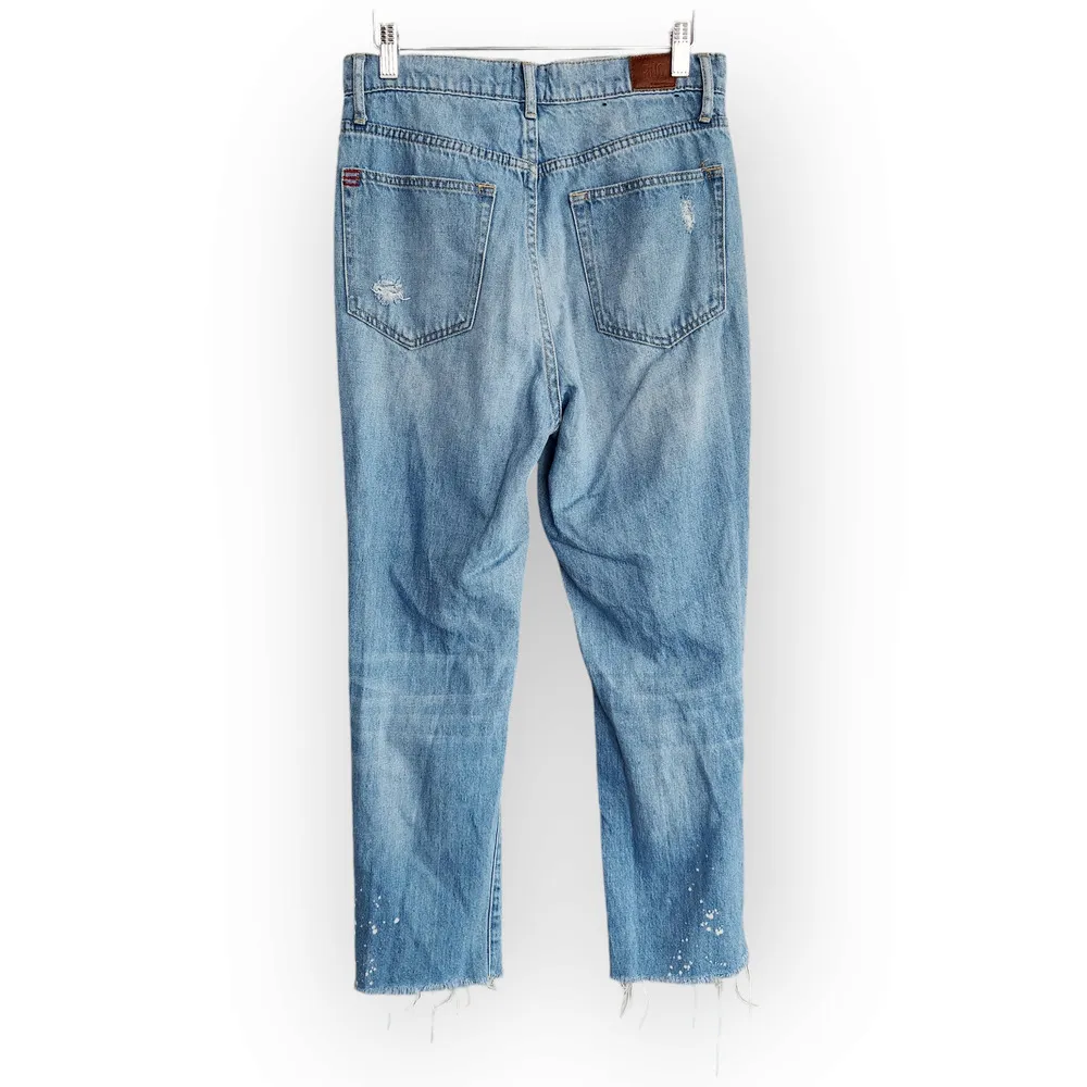 BDG Urban Outfitters High Waisted Slim Straight Tapered Leg Ripped Jeans 28 - Image 5