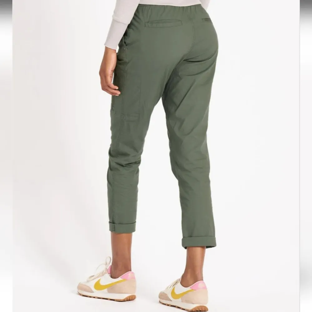 Vuori Women's Ripstop DuraTerra Pants Army Green Size Small - Image 4