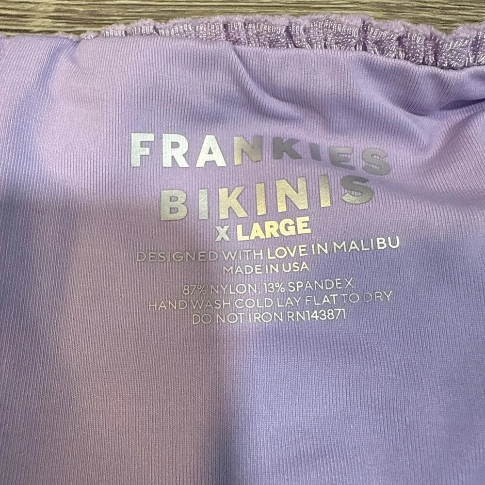 Frankie's Bikinis Lilac Dawson Bikini Bottoms Sz XL NWT Purple - Image 4