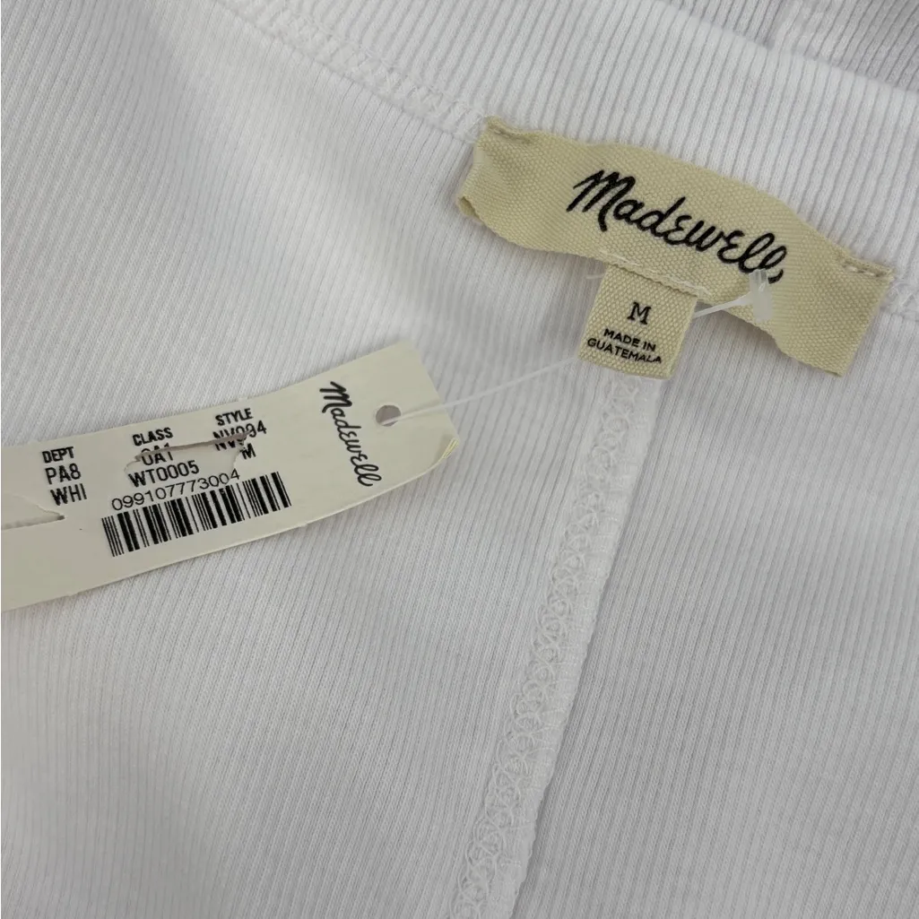 Madewell  Re)generative Cotton Ribbed Scoopneck Tee - Image 2