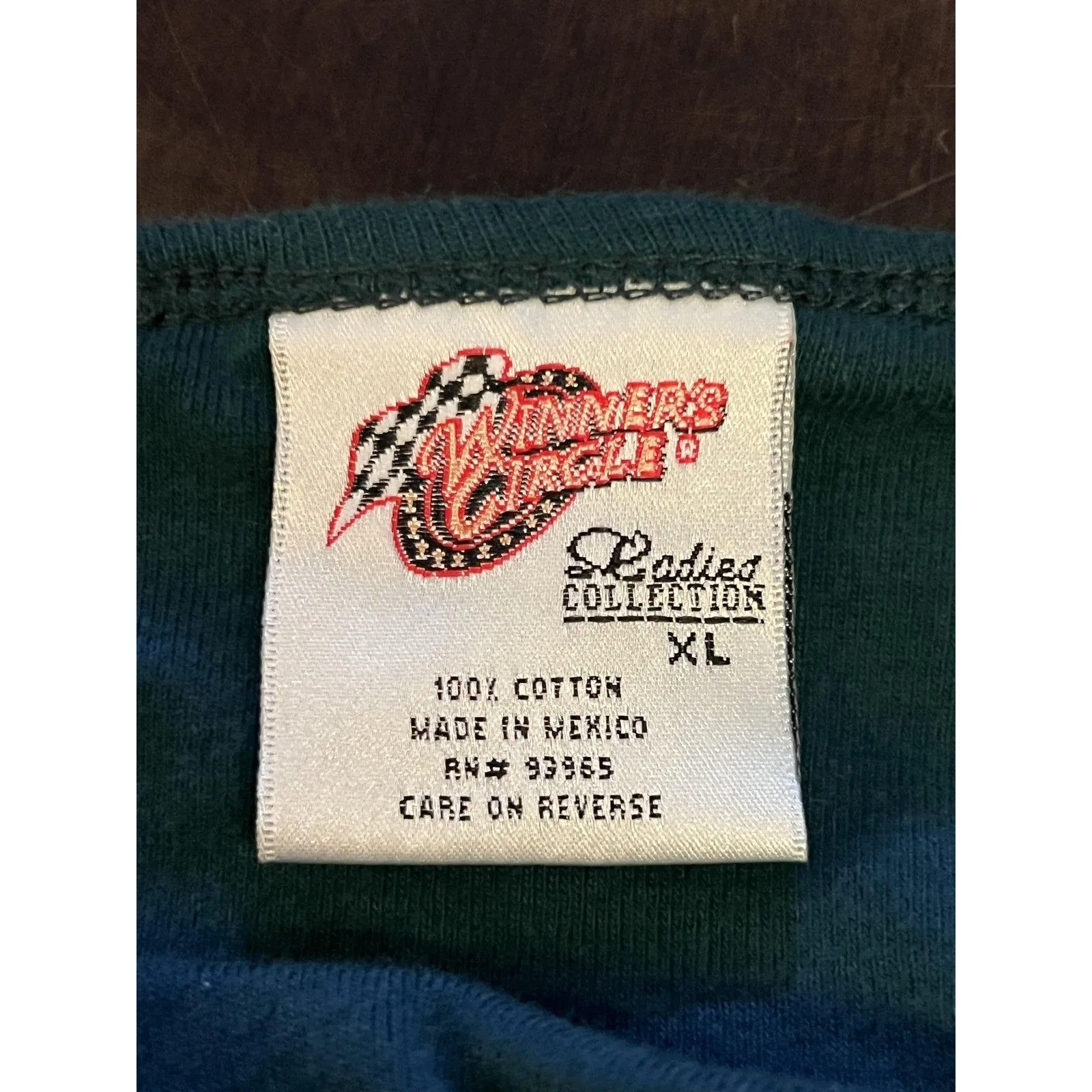 Jeff Gordon Shirt Tank Top Womens XL Blue NASCAR Racing Winners Circle - Image 5