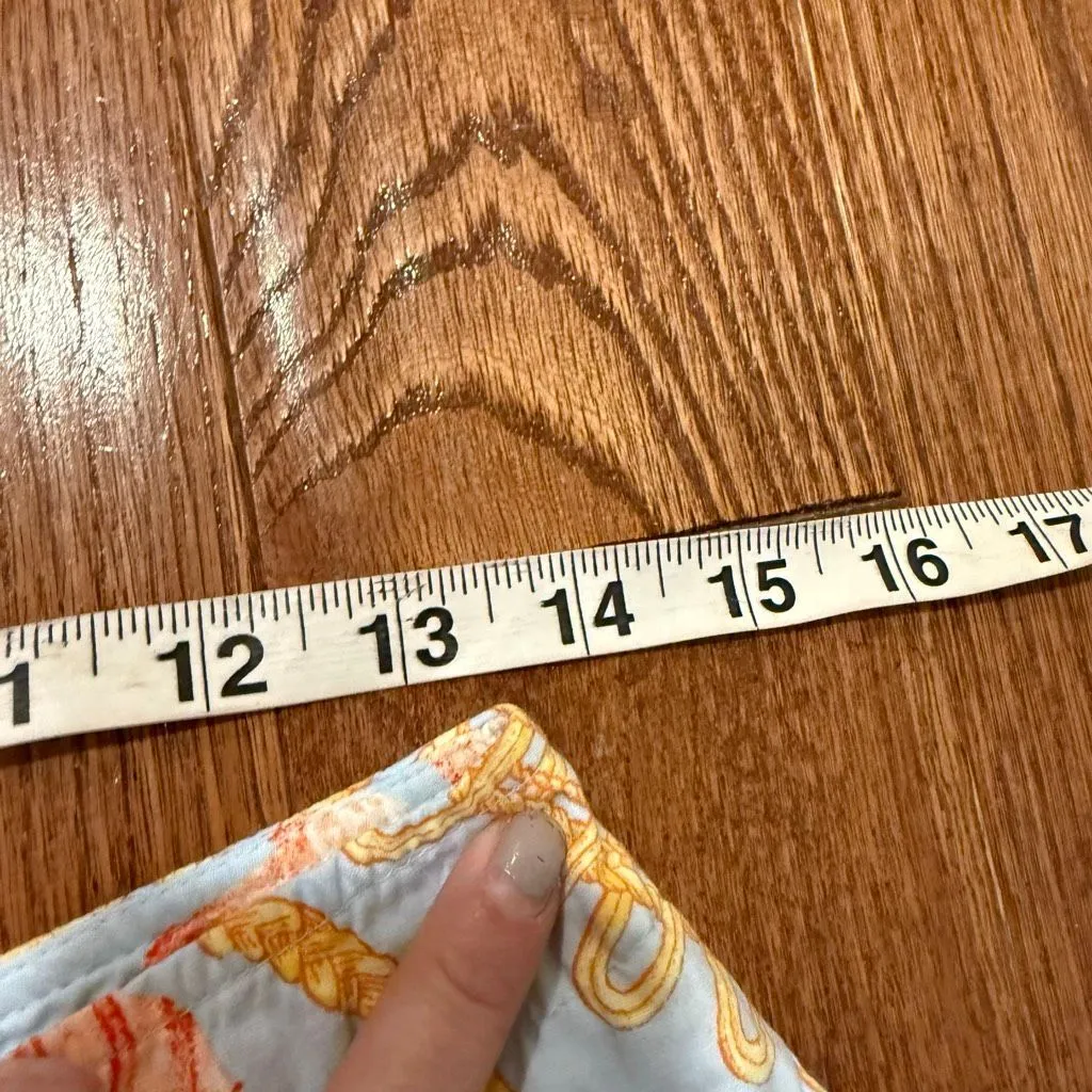 J. McLaughlin preppy shell nautical ocean blue cropped pants 2 - Image 9