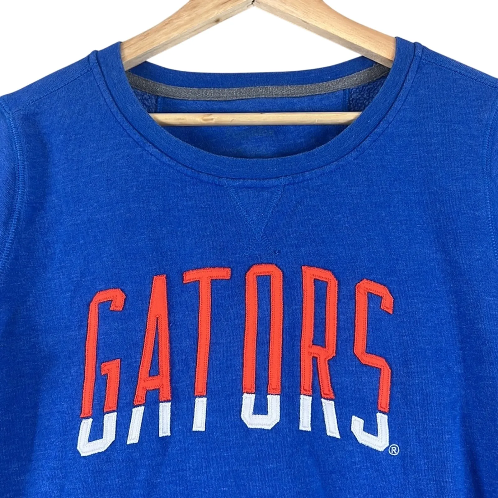 University of Florida Gators Sweatshirt Womens S Blue Crewneck Collegiate Cozy - Image 2
