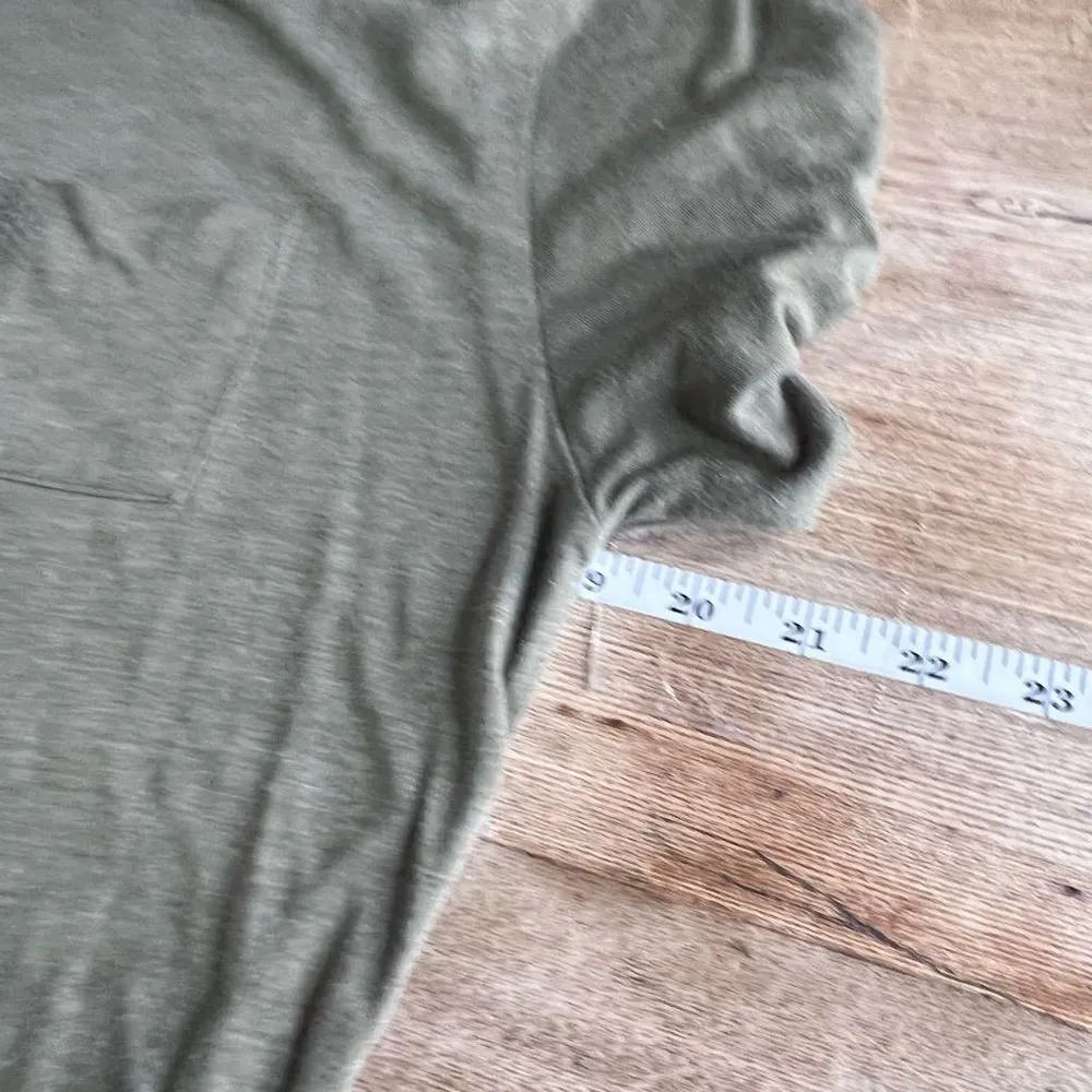 Harley Davidson women’s NY Floral‎ Pocket T Shirt Large 1,000 Islands 2016 Green - Image 4