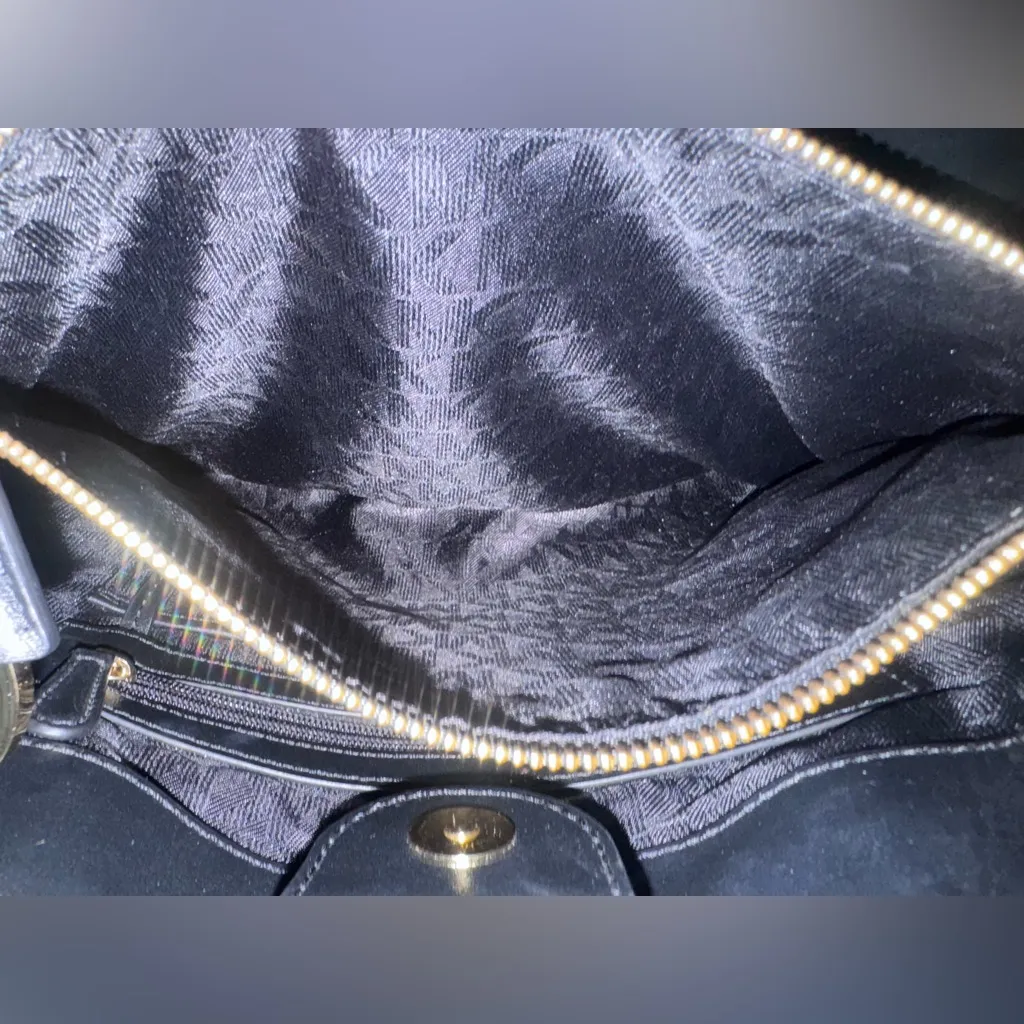 Michael Kors Black Quilted Leather Satchel Tote Bag - Image 11