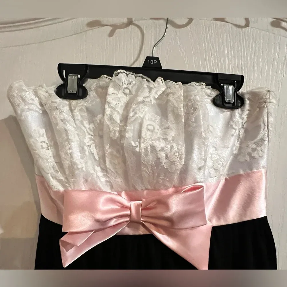 VENDOR ITEM : FINAL PRICE Vintage Jessica McClintock Gunne Sax Tuxedo Dress - Image 6