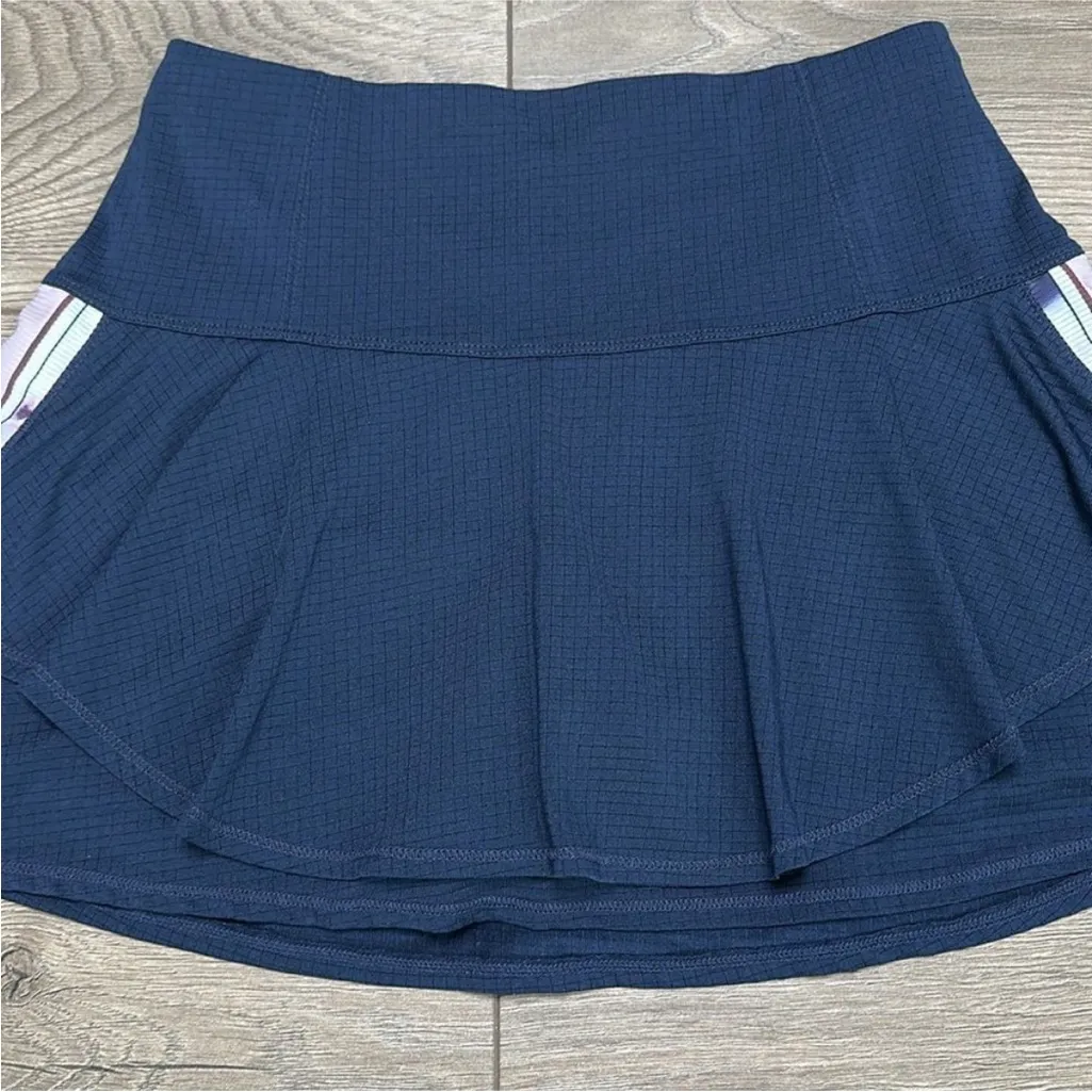 Lucky In Love 13” Tiered Tennis Skirt Skort Blue Size Small - Image 2