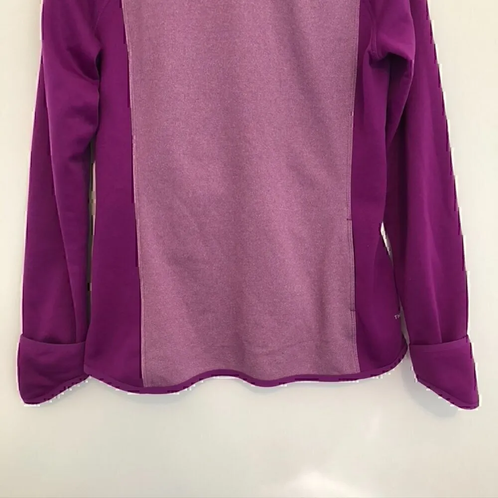 NIKE RUNNING Therma Fit Purple Colorblock Fleece Line Full Zip Sweatshirt Jacket - Image 11