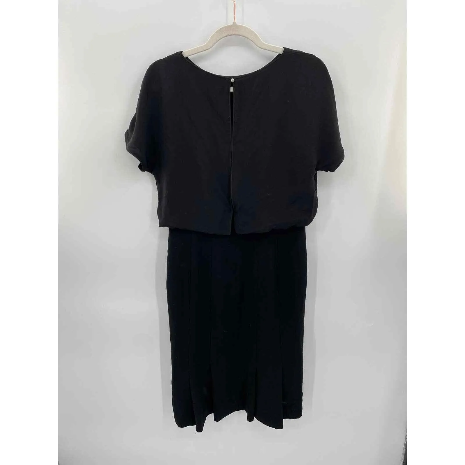 Lafayette 148 Minimalist Capsule Dress Womens 2 Black Acetate Polyester - Image 5