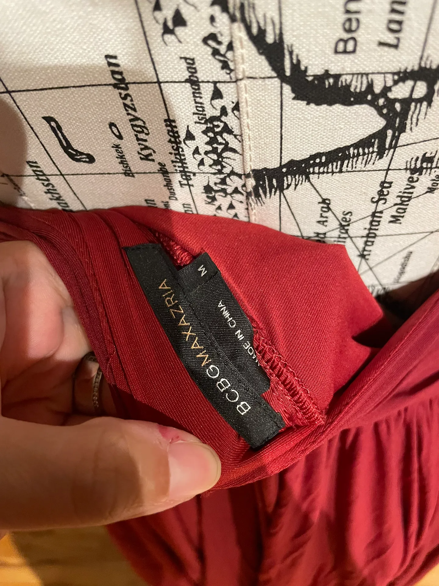 Wine Pleated Fit Flare Crisscross Open Back Colorful Coquette Formal Evening Prom Burgundy  - Image 6