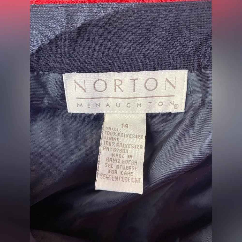 Norton Mcnaughton Womens Size 14 Black  Dress Skirt  Work Formal‎ Vintage y2k - Image 3