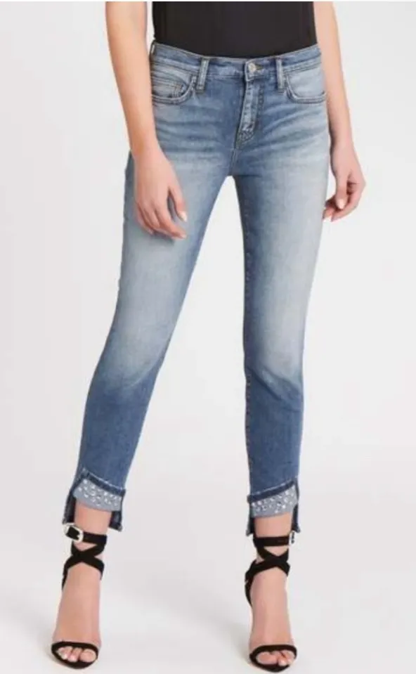 NWT Current Elliott The Turnt‎ Ankle Skinny Stiletto Jeans Sz 31 $248 - Image 1