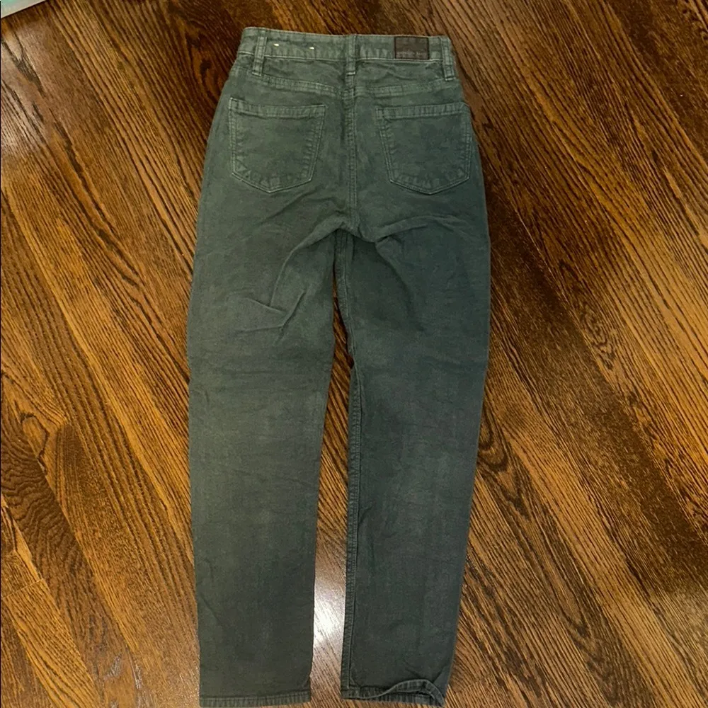 Green High-Waisted Courdory Pants (American Eagle) - Image 5