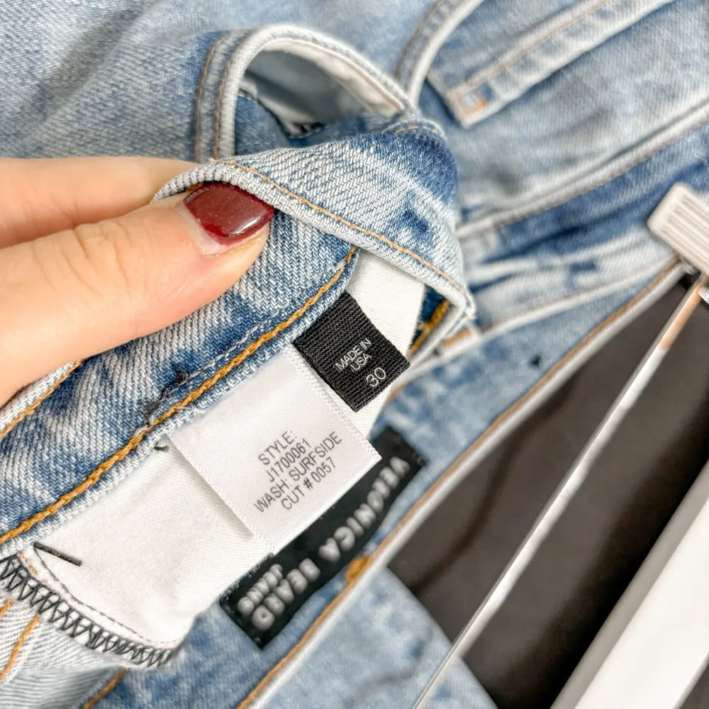 Veronica Beard Jeans Ines Girlfriend Lace Up Surfside - Image 7