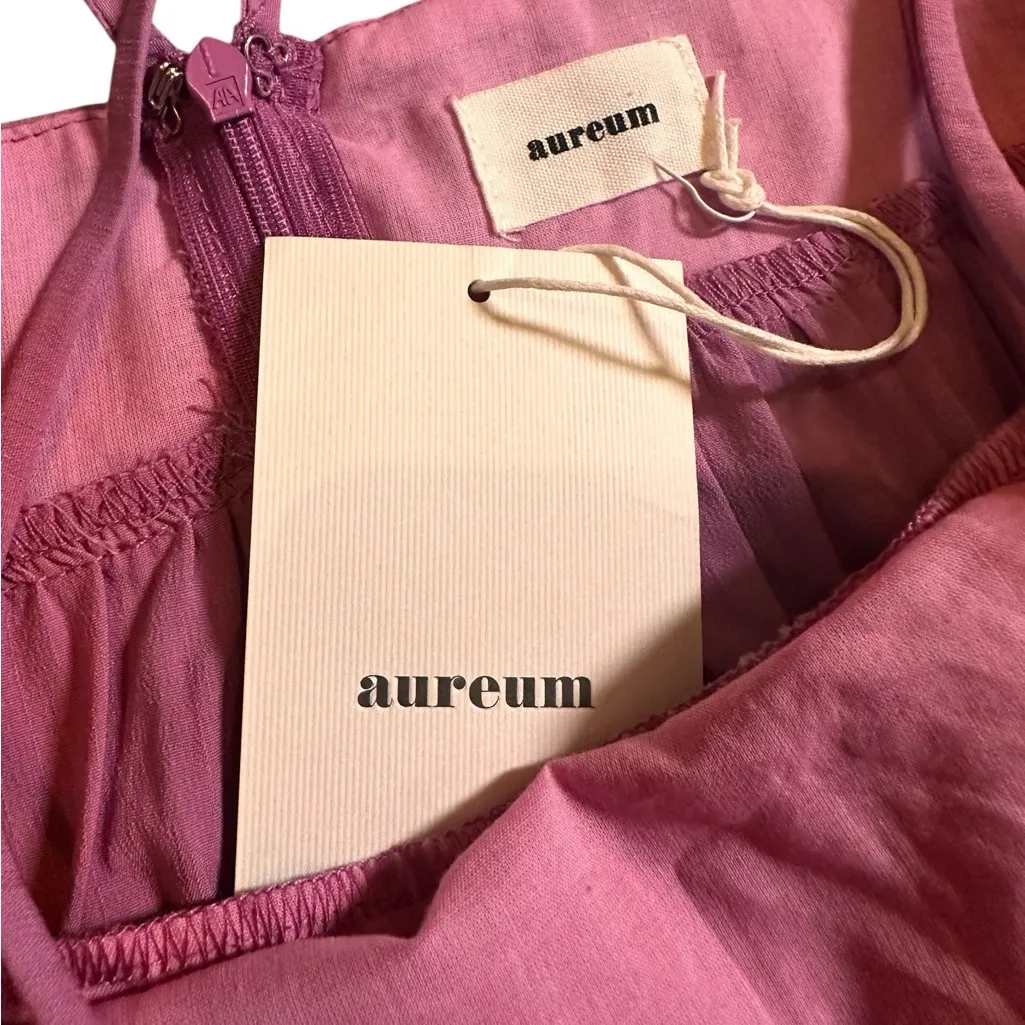 AUREUM Pintuck Pleated Blouse Lavender Purple Top Size Small NWT Size L - Image 7