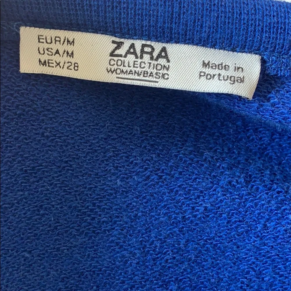 ZARA Royal Blue balloon sleeve sweater - Image 7