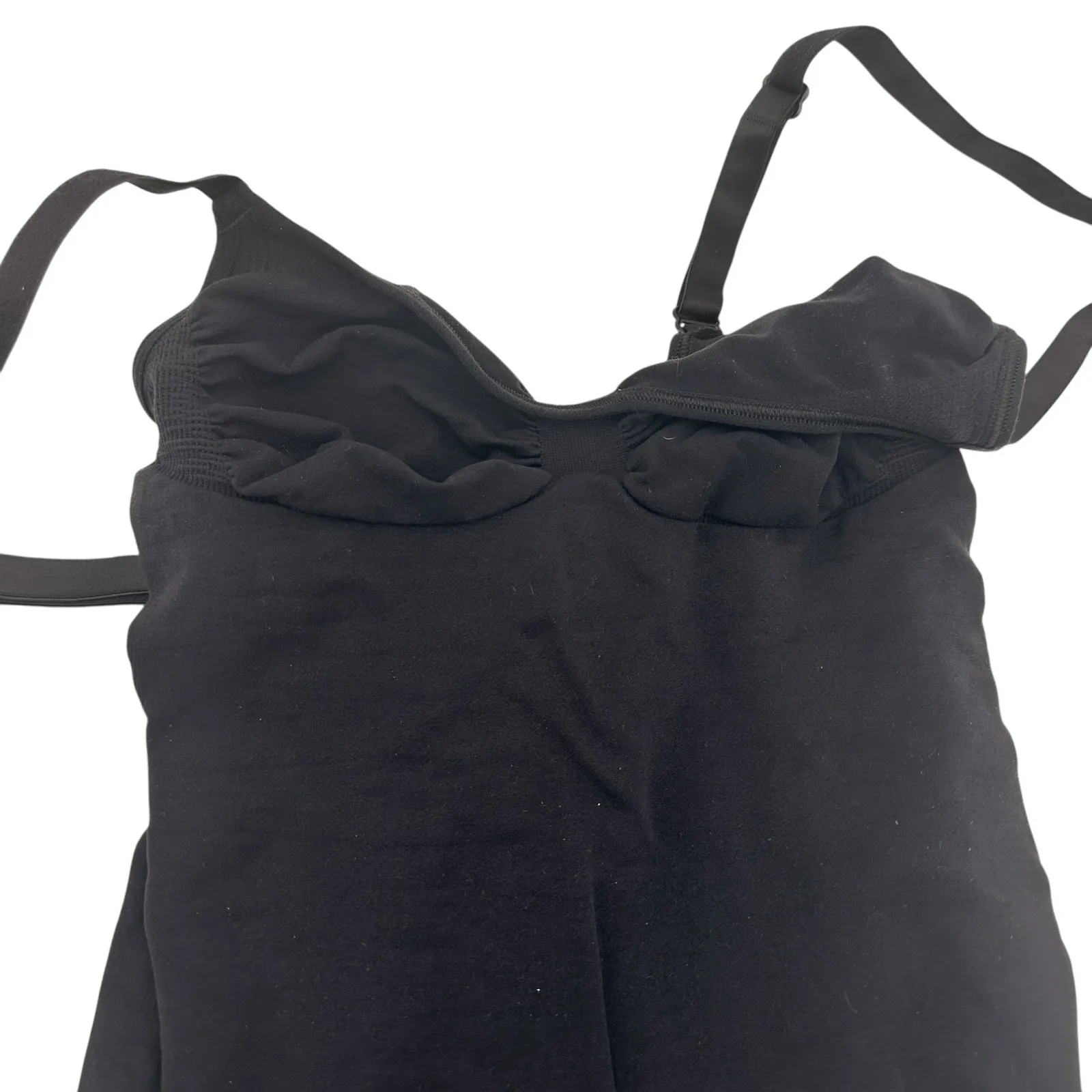 Skims Seamless Sculpting Mid Thigh Bodysuit Black Onyx NWOT Size Medium - Image 4