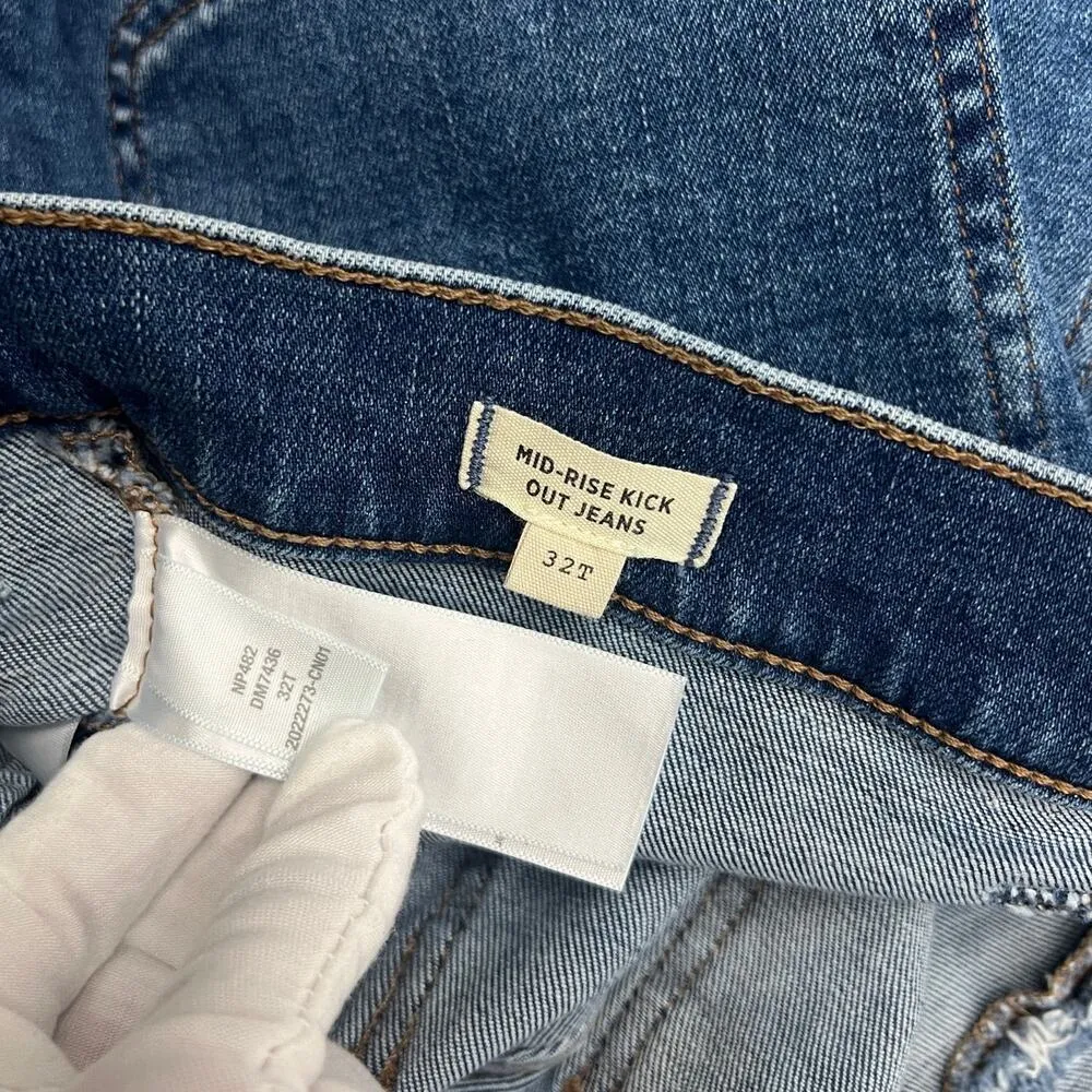 Madewell Tall Kick Out Crop Jeans Elkton Wash NP482 size 32T - Image 3