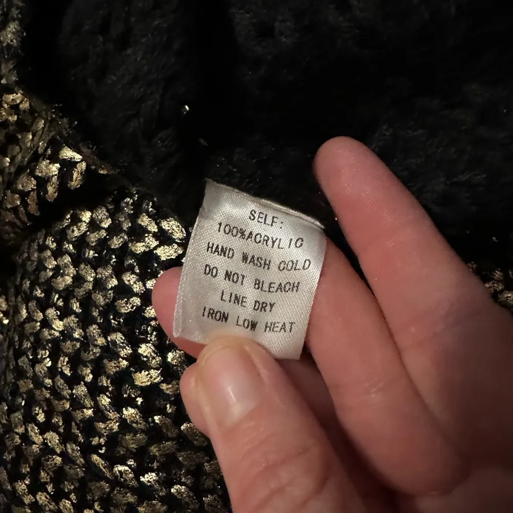 FORE It's Cool Metallic Chunky Sweater Size S - Image 4