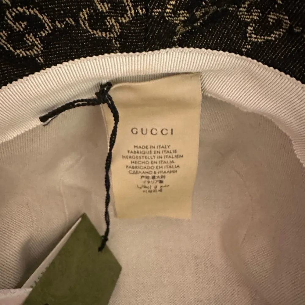 Brand new authentic Gucci black denim bucket hat - Image 8