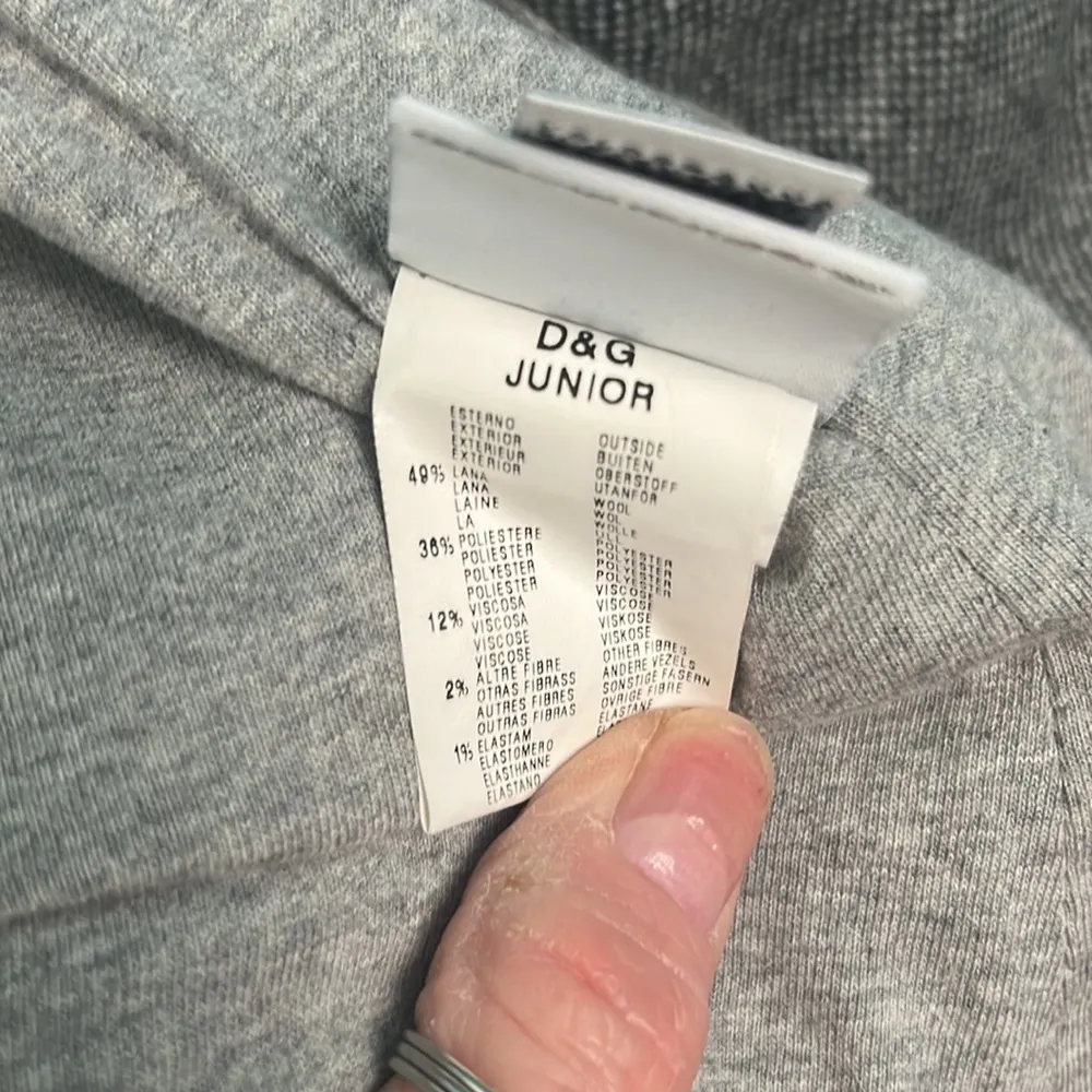 Dolce Gabbana Junior blazer, D&G wool jacket, Dolce and Gabbana patchwork - Image 6