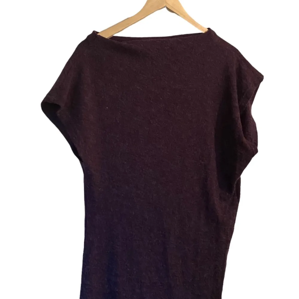 •Asymmetrical knee length dress• Purple - Image 5