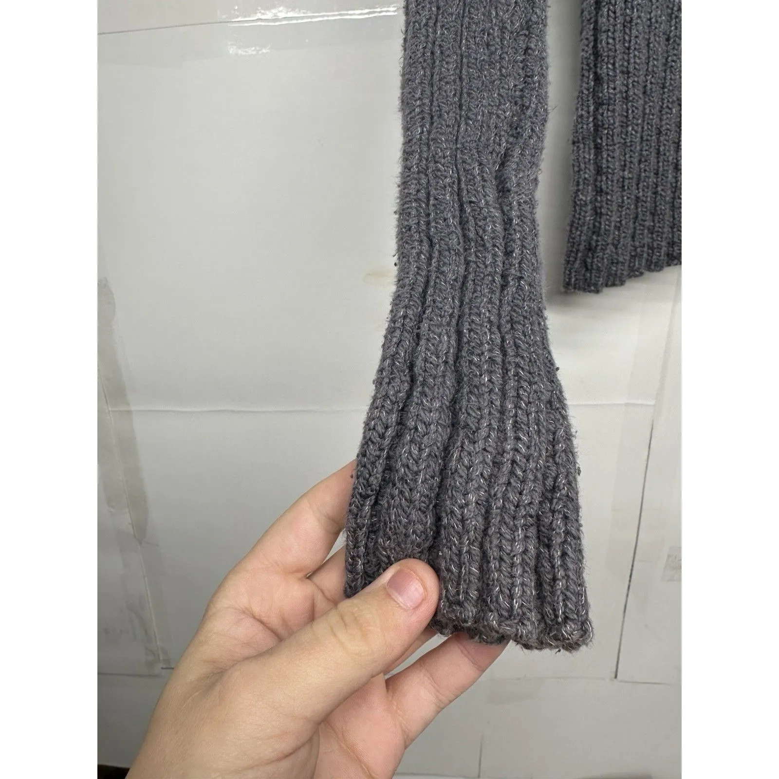 American Eagle Women’s Chunky Knit Cardigan Sweater Button Front Size Small - Image 3