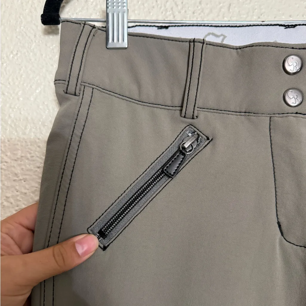 Million Dollar Breech Knee Patch Higher Rise, Super Stretch khaki color size 30R Tan - Image 5