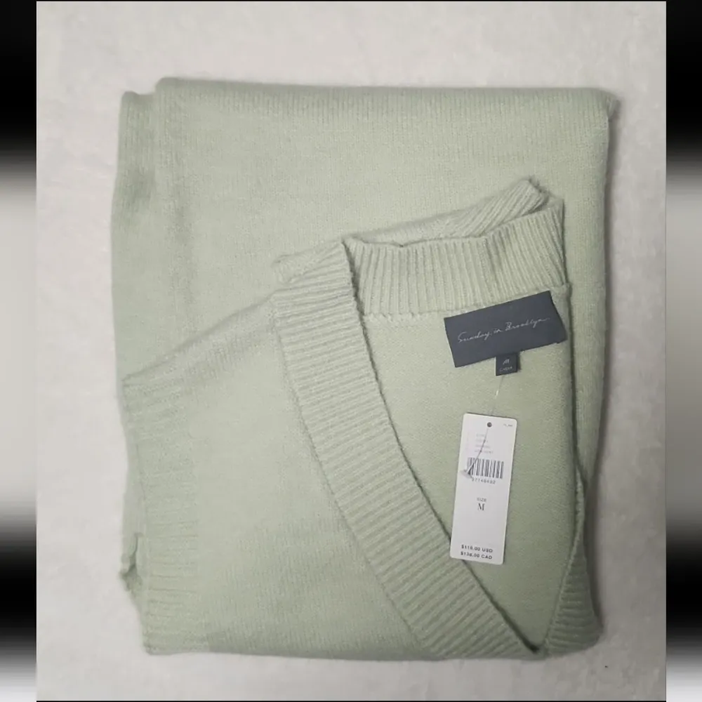 NWT Sunday in Brooklyn Sweater Vest Mini Dress Size M - Image 5