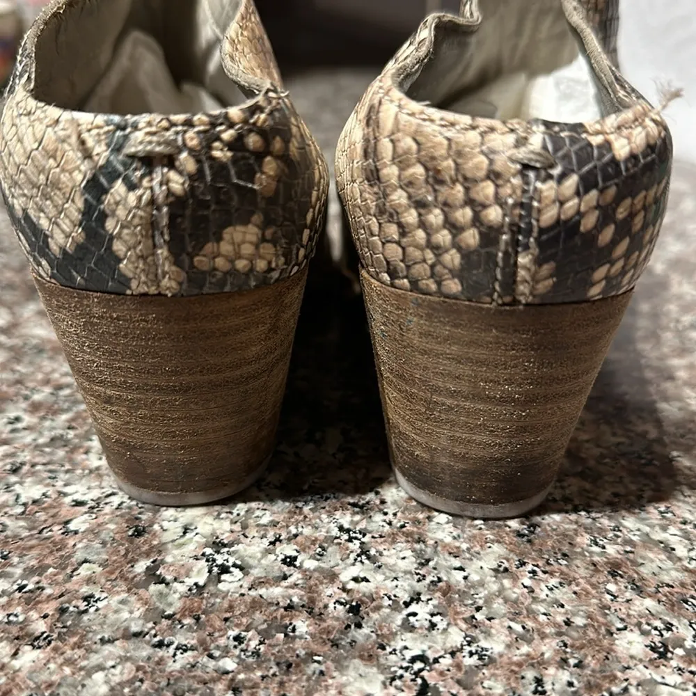 Dolce Vita Snakeskin Mules - Image 5