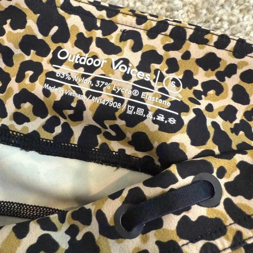 Outdoor Voices Zoom 10" active bike short animal print SH2 2281 - Image 4