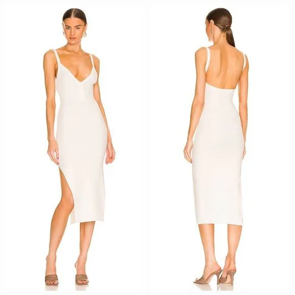 LPA Blythe Dress in Ivory Medium - Image 2