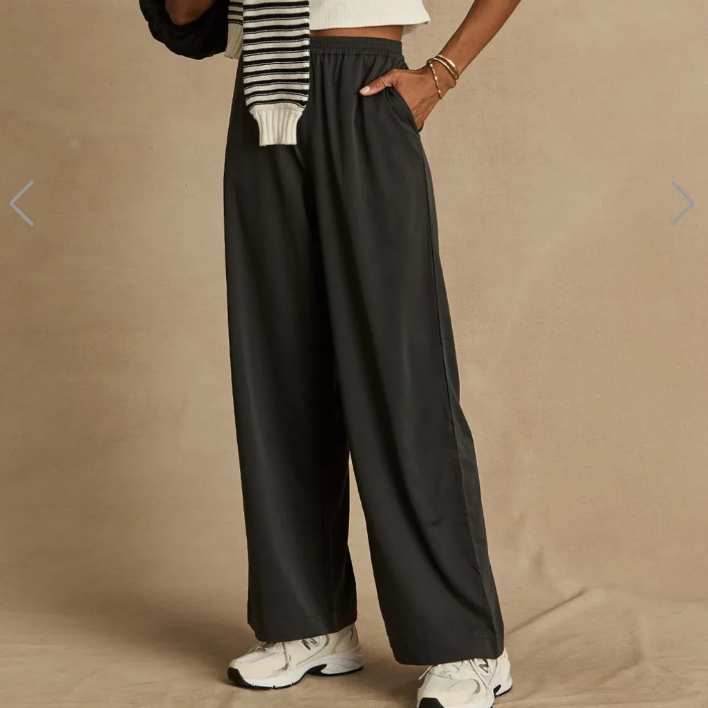 THE UPSIDE Sierra Pant in Charcoal Gray Medium Lounge Travel Everyday Elevated - Image 10