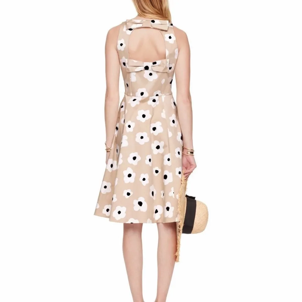 Kate Spade New York Faye floral bow in the back A-line party‎ dress 4 $398 - Image 10