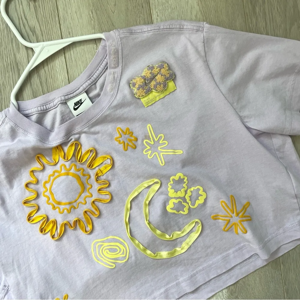 Nike Sportswear Uphoria Project Loose Fit Crop Top Purple (small) streetwear - Image 3