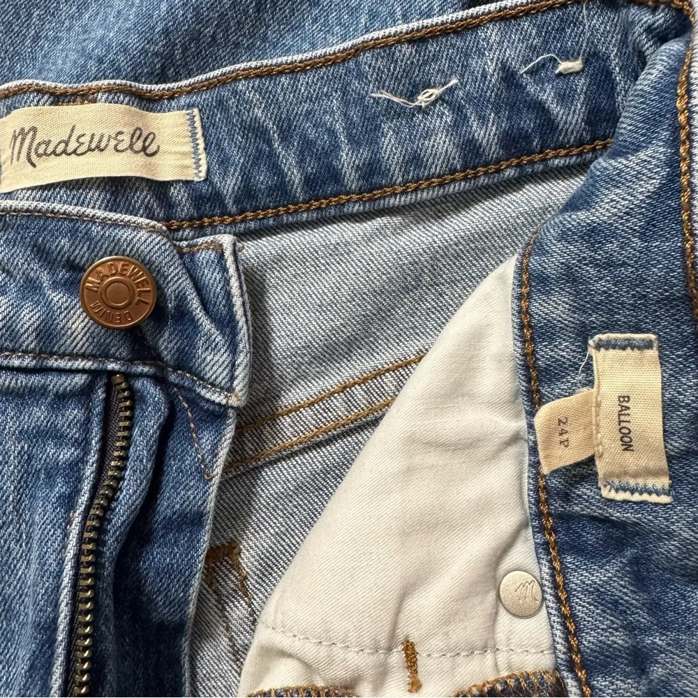 Madewell Balloon Style Jeans Size 24 - Image 3