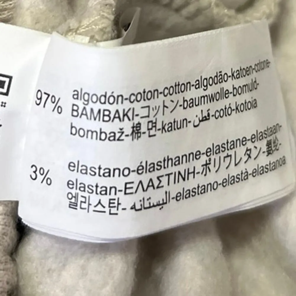 Zara Women's Cream White Fleece Wide Leg High Waist Trousers Cargo Pants Size M - Image 5