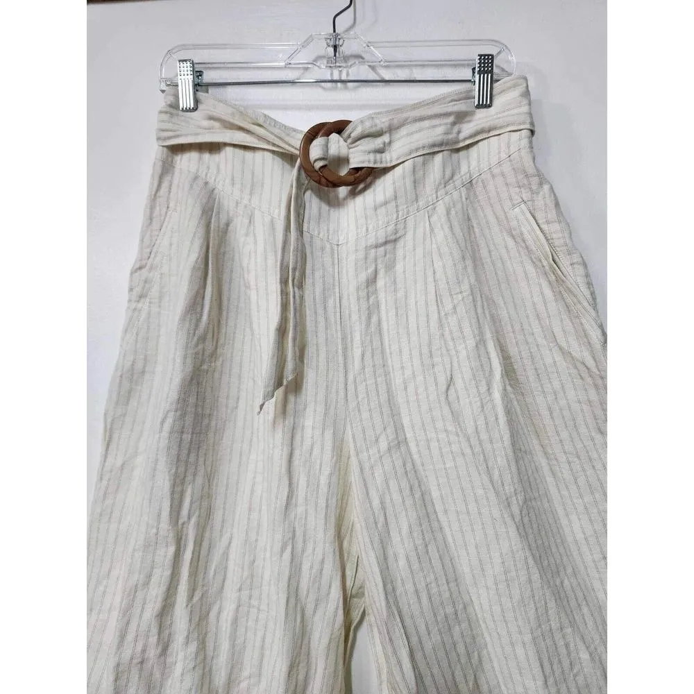 NWT Anthropologie Palm Beach Belted Pants Size 8. A42 - Image 9