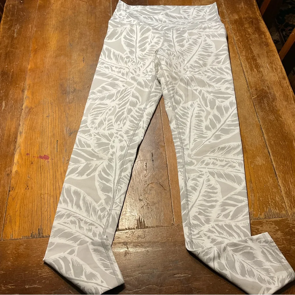 Alo Yoga Palm Springs Airbrushed High Waist Leggings Gray Womens Size XS/Small - Image 2