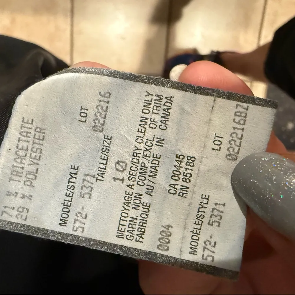 Louben of Canada Black 3/4 Length Jacket Size 10 - Image 9