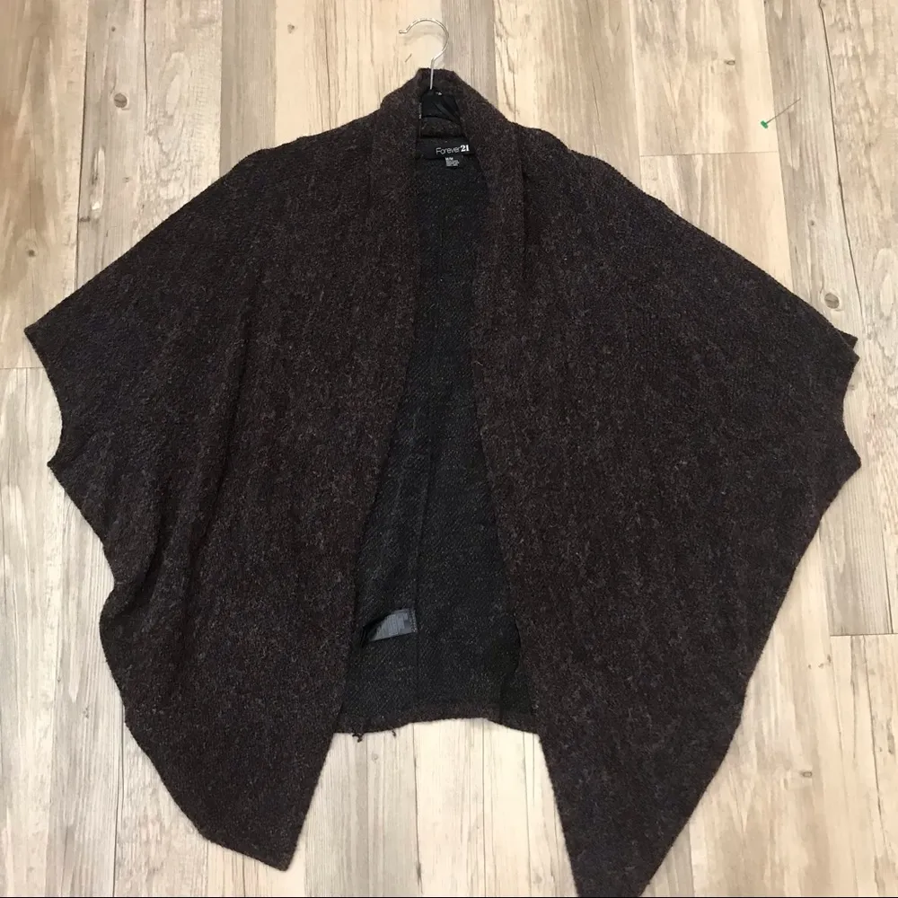 Forever 21 Wrap dark purple Cardigan sz Medium - Image 7