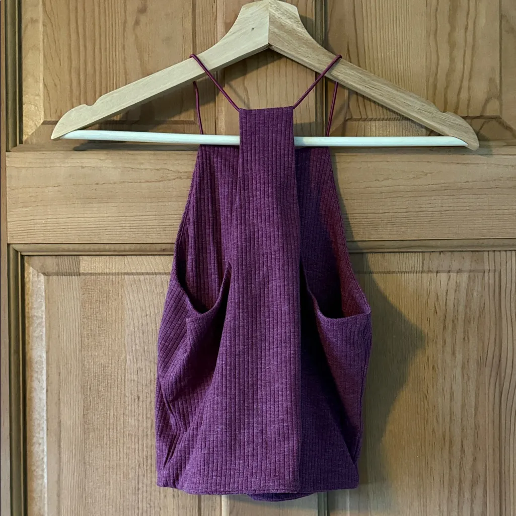 Me to We Size Small Women's Teen Girl Ribbed Halter Top - Image 6