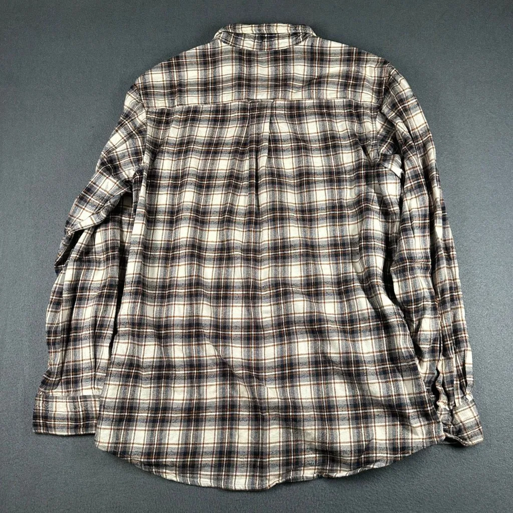 Red Head Brand Co Shirt Womens Medium Long Sleeve Plaid Flannel Button Up Shirt - Image 9