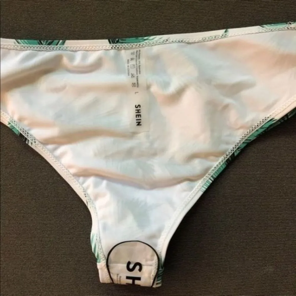 Shein green leaf Bikini Bottoms Juniors (L) - Image 6