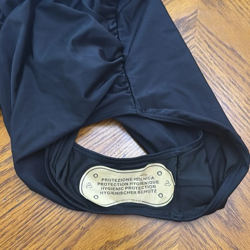 Eomenie One Piece Swimsuits Tummy Control Ruched Push Up Tie Back nwt White - Image 9