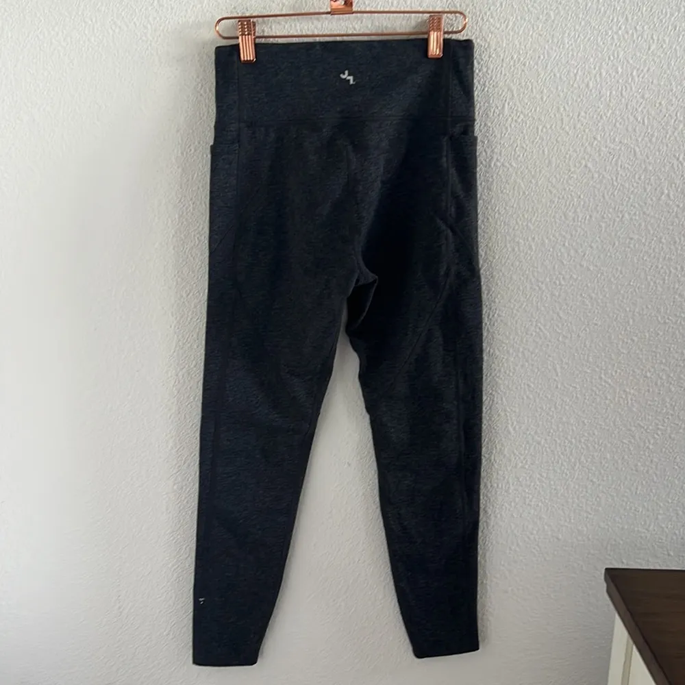 JoyLab Dark Heathered Gray Active Pants Athleisure Tights Workout Small - Image 2