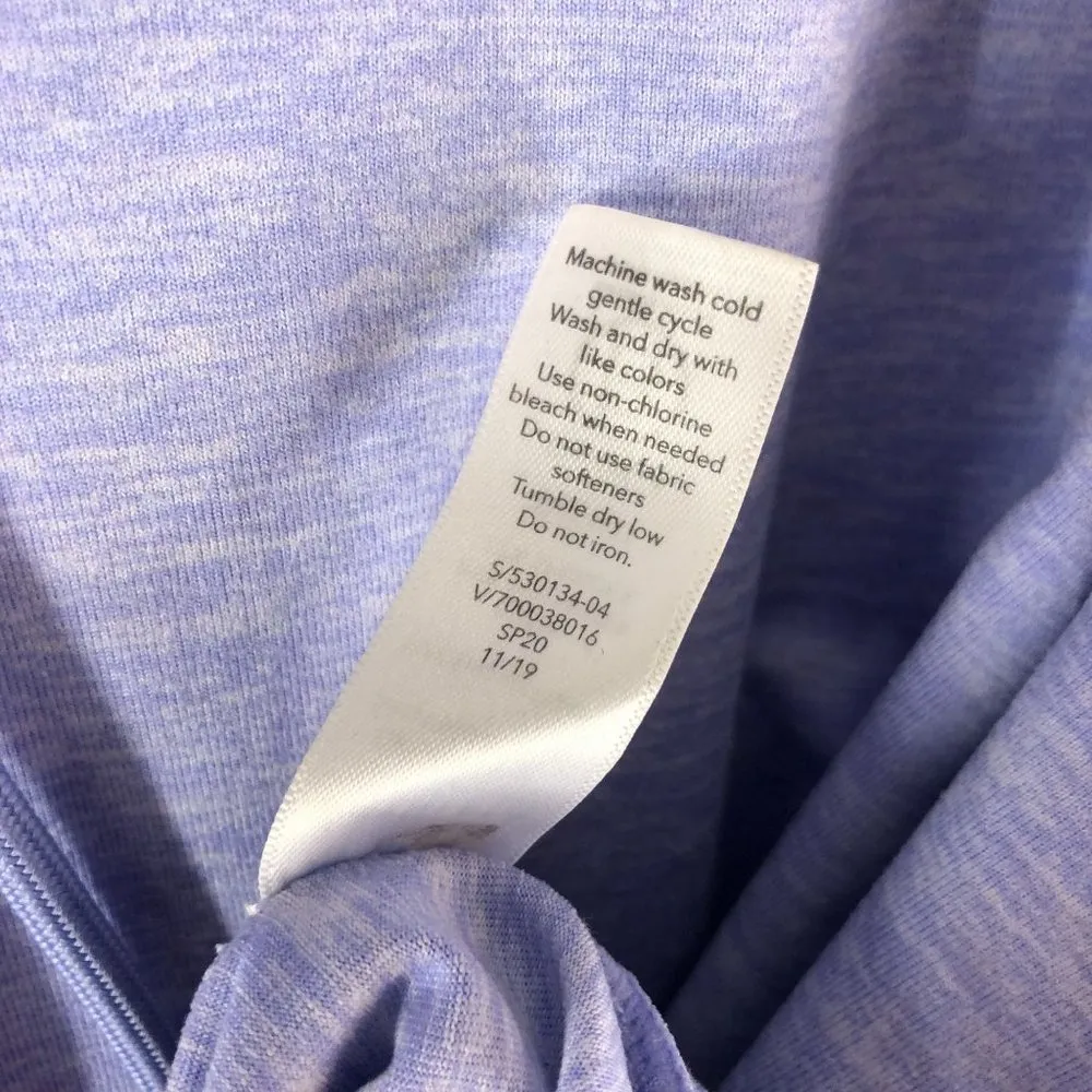 Athleta Womens Uptempo Short Hoodie Crop Sweatshirt Drawstring Purple L - Image 7