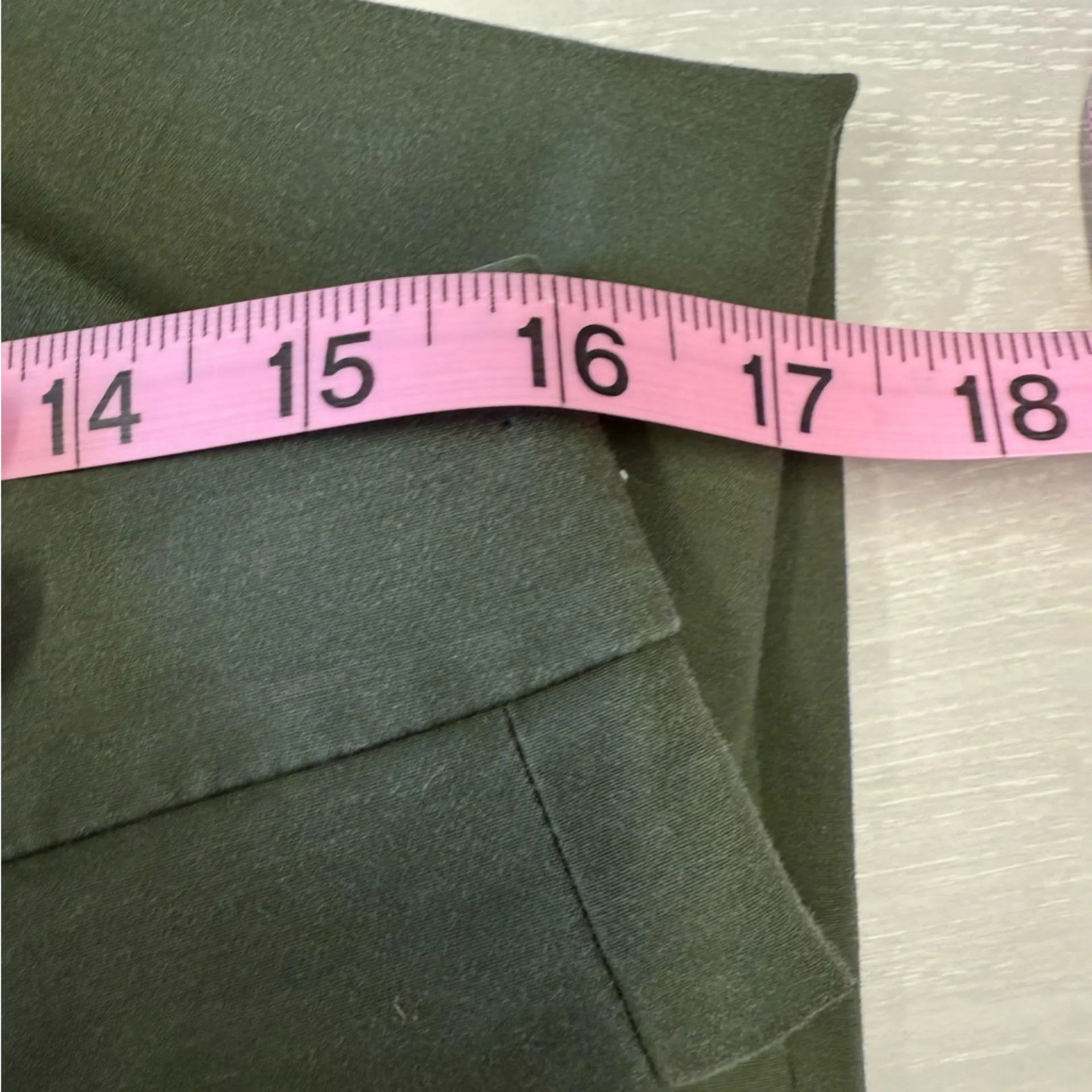 Club Monaco Women Size‎ 10 Retro Casual Green Capris Dress Pants - Image 6