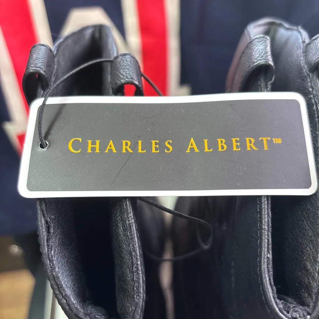 New Charles Albert Women’s 100% Vegan Leather Western Black Boots Yeehaw Size 9 - Image 3