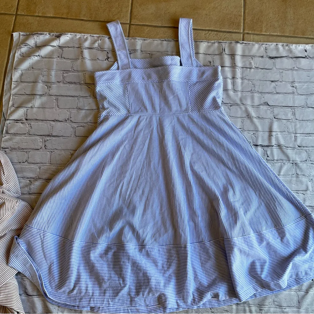 Yacht Club Isaac Mizrahi Live QVC Lot of 2 Dresses Seersucker Midi XLPetite $220 - Image 9